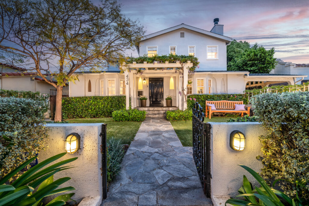 Historic English-Style Home For Sale At 434 N Beachwood Drive Larchmont Village Los Angeles.